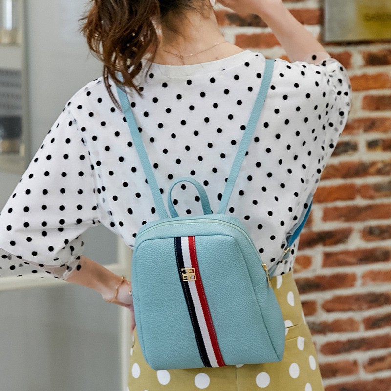 Ba lô da PU đa năng phong cách Hàn Quốc cho nữ