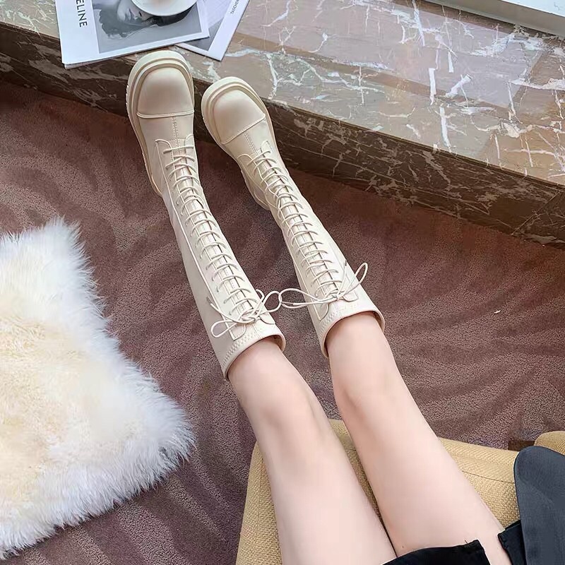 (XẢ HÀNG)mã B043 - (SẴN 37,38,39, ĐEN, 38TR) Boot đùi bMT 39cm-đế cao 5cm da mềm (ảnh thật +video shop quay độc quyền) | BigBuy360 - bigbuy360.vn