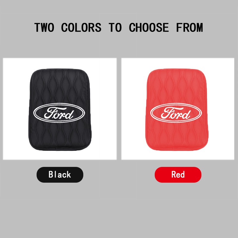 Đệm Da Lót Hộp Tỳ Tay Xe Hơi Chống Nước Thông Dụng Cho Ford Ranger Xlt Wildtrak Focus Mk2 Mk3 Ranger Raptor Mustang Ecosport Kuga Everest Mondeo