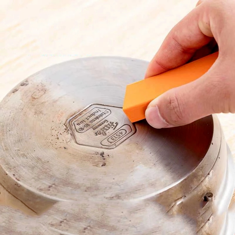 1 Miếng Chà Rửa Kính Bằng Cao Su Chống Mòn Có Thể Tái Sử Dụng Cho Nhà Bếp/Phòng Tắm