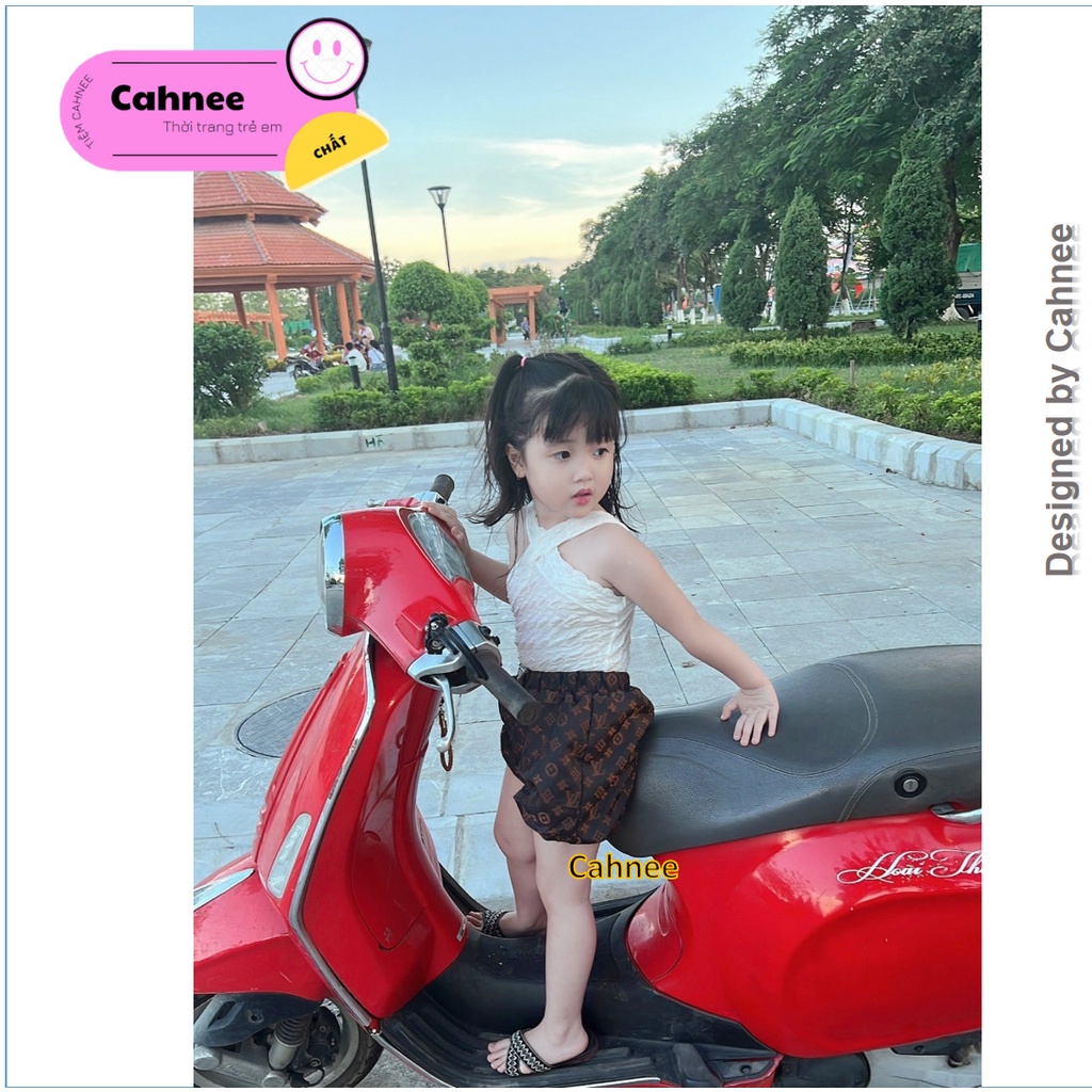 Áo Bé Gái - Áo 2 Dây Crotop - Áo Đan Chéo Cho Bé Gái màu sắc xinh xắn - Size từ 10 - 35kg