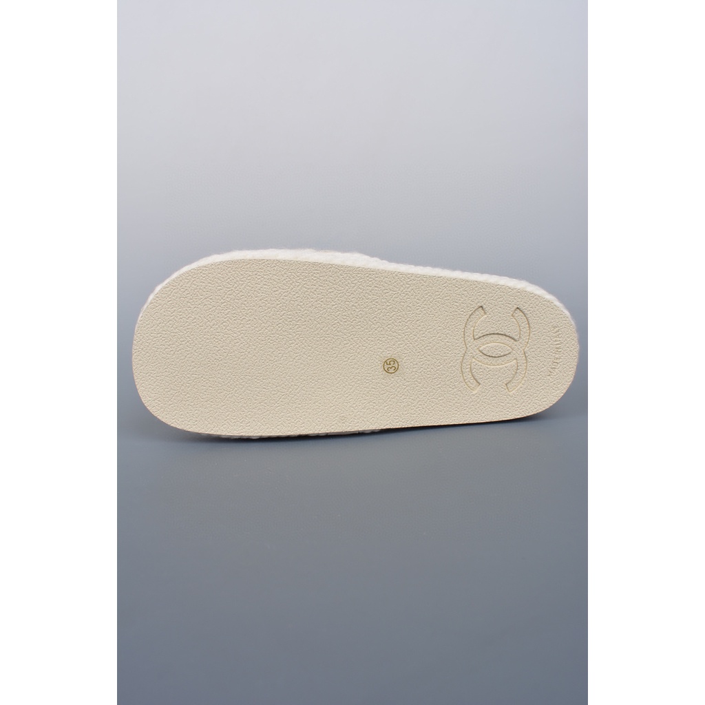 Mules Dệt Kim Phản Chiếu Màu Đen. G38189 X56418 94305 Không Hộp