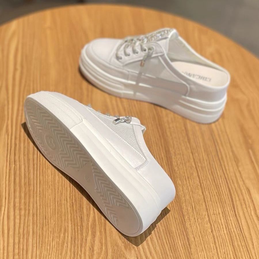 Dép Sandal Đế Dày Tăng Chiều Cao Màu Dạ Quang Thời Trang Mùa Hè Mới