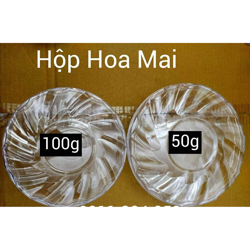 Hộp hoa mai đựng yến 50g/100g