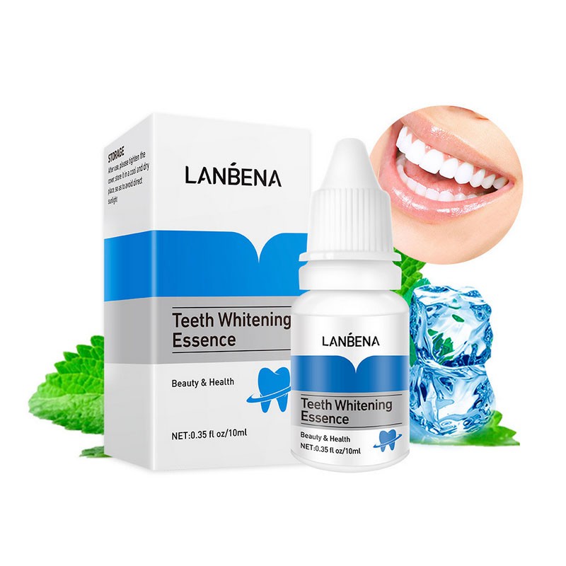 [ CHÍNH HÃNG ] Tinh Chất Tẩy Trắng Răng LANBENA TRẮNG RĂNG Làm Sạch Răng Teeth Clean Whitening Essence 10ML