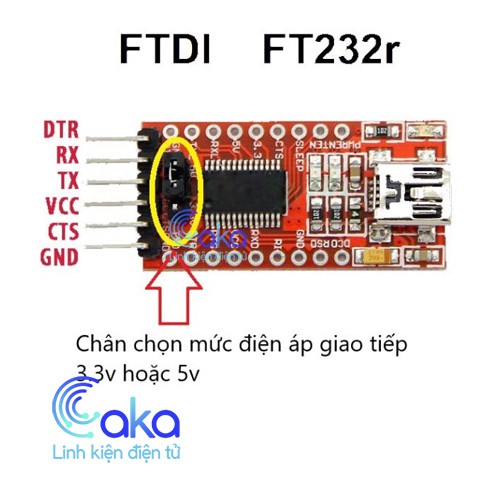 Mạch Chuyển USB UART TTL FT232