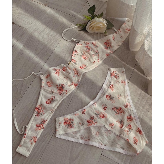 Set Bra cotton hoa nhí | BigBuy360 - bigbuy360.vn