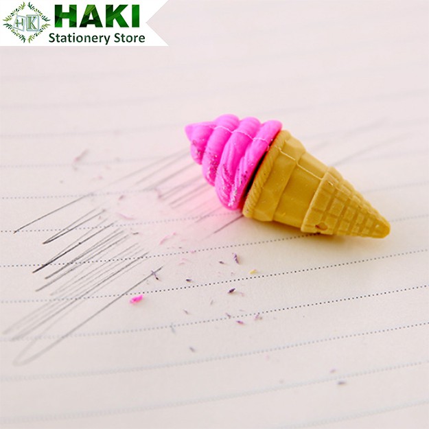 Tẩy bút chì họa tiết hoạt hình HAKI, cục tẩy đáng yêu dành cho trẻ em T01
