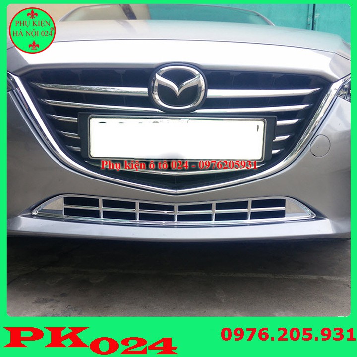 [Mazda 3 2017-2019] Ốp Trang Trí Mặt Ca Lăng, Calang Trước Mazda 3 2017-2019 Phía Trên