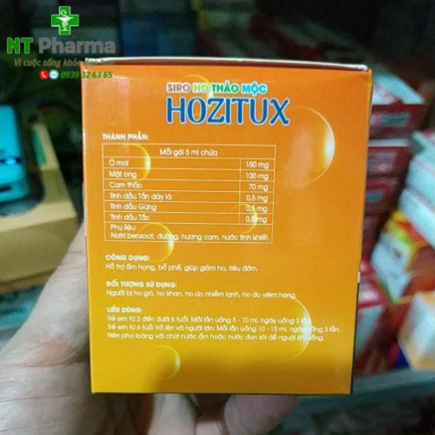 Siro ho thảo mộc Hozitux