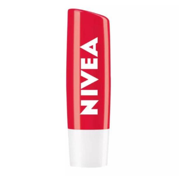 NIVEA (Hàng Mới Về) Son Dưỡng Chăm Sóc Môi Chiếu Sáng Dâu Tây Ft 22ma3as Sup3R 4.8gr