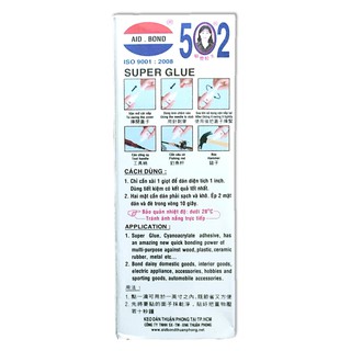 Keo Dán Sắt 502 Bond