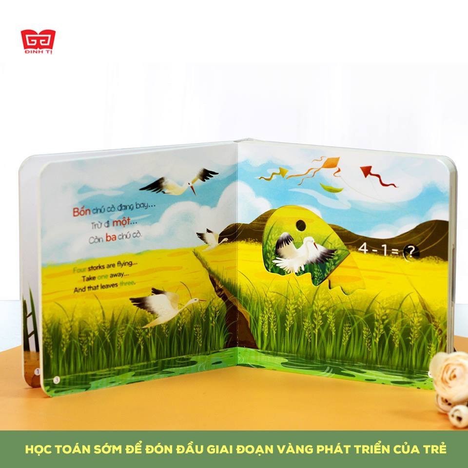Sách tương tác Chuyển động đếm số Phép cộng - Phép trừ (bìa cứng)