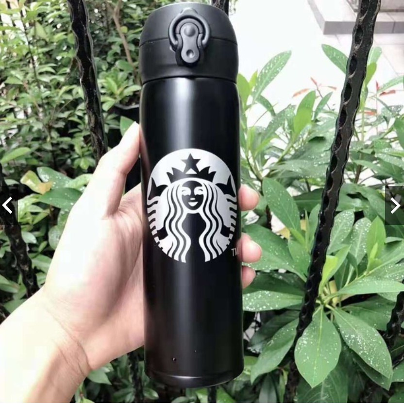 Bình Nước Starbucks Chất Liệu Thép Không Gỉ 304 Cao Cấp Giữ Nhiệt Tiện Dụng
