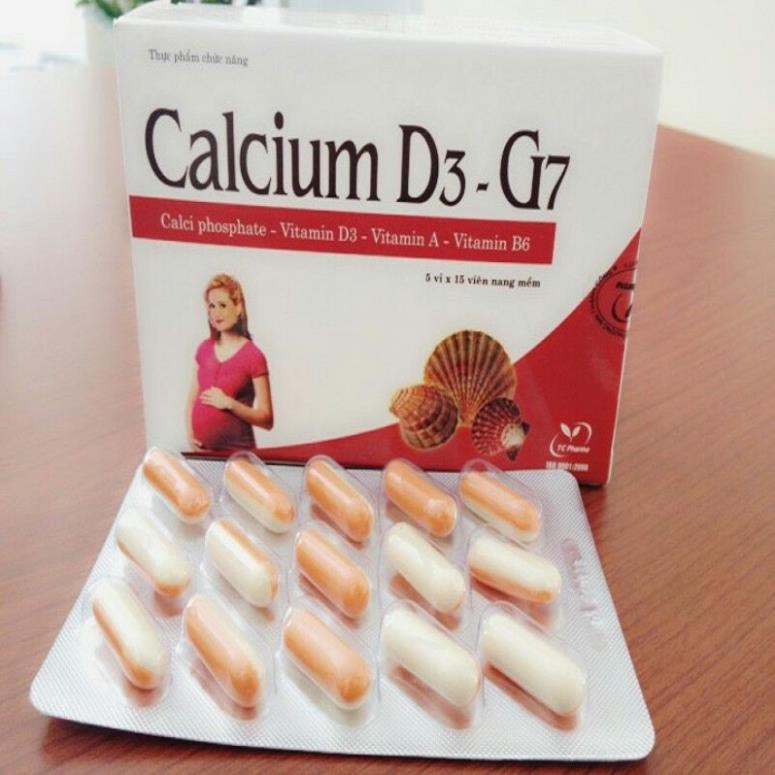 Viên bổ sung Calcium D3 G7 (hộp 75 viên)