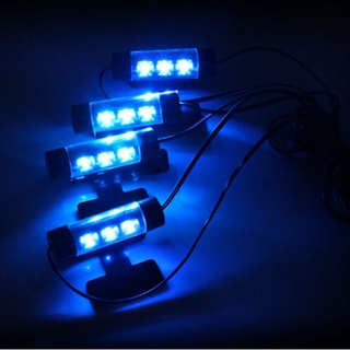 Bộ 4 đèn LED chiếu gầm ghế ô tô