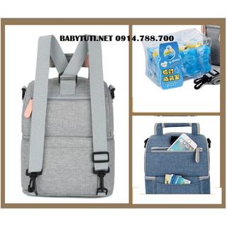 [Freeship] Balo giữ nhiệt cao cấp 2 ngăn vcoool
