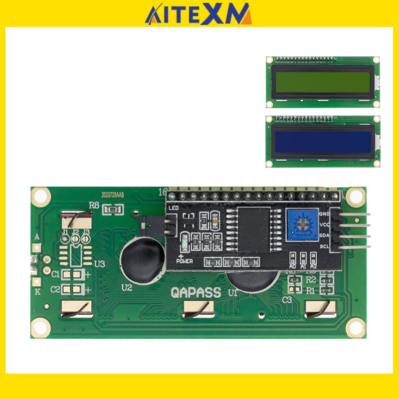 Mô Đun Màn Hình LCD Xanh Dương IIC/I2C 1602 Cho arduino 1602 LCD UNO r3 mega2560 LCD1602+IC2