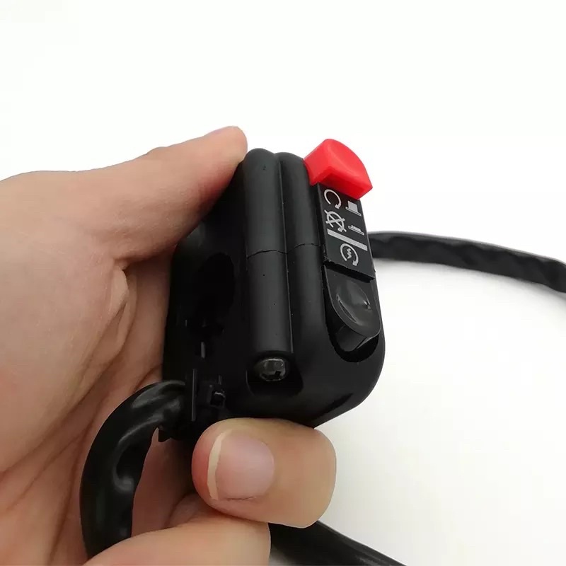 Cùm 2 Nút Domino Gắn Ghi Đông 22mm [ 1 Chiếc ]