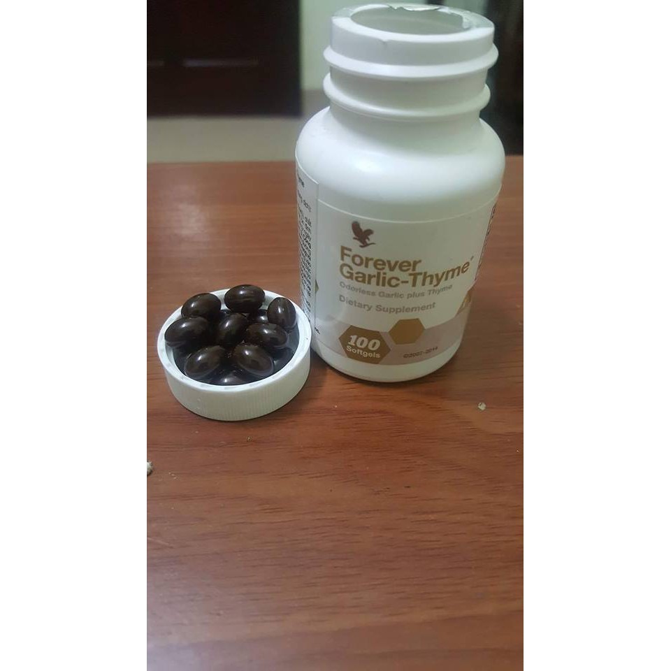 Viên Tỏi Forever Garlic Thyme #065Flp. 100viên/lọ. |Tỏi Hỗ Trợ Cảm Cúm, Nấm
