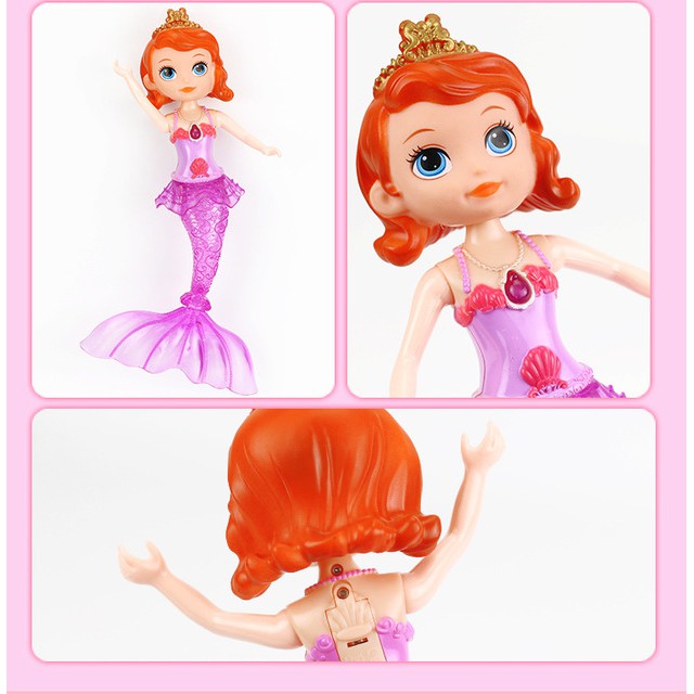 Bộ Đồ Chơi Búp Bê Barbie Nàng Tiên Cá Xinh Xắn Cho Bé Gái