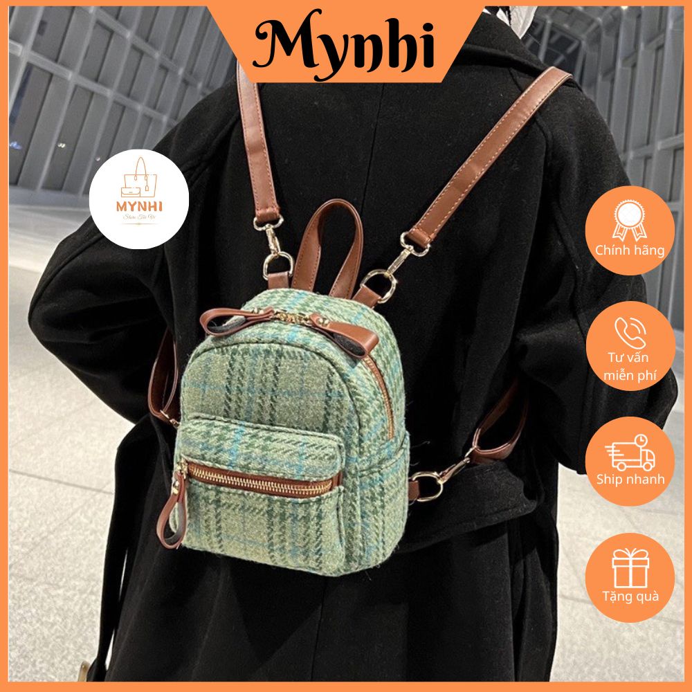 Balo mini thời trang balo nữ thời trang dễ thương có hình thật SMN334