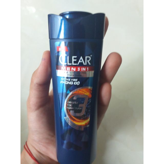 TẮM GỘI CLEAR MEN 3IN1 70G