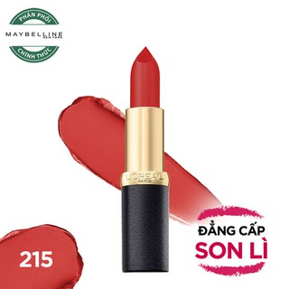 SON LÌ MỊN LOREAL 215 ĐỎ CAM