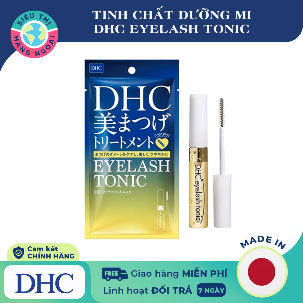 Dưỡng mi DHC Eyelash Tonic (Xua tan nỗi lo mi thưa, ngắn với khả năng làm dày, dài và chống rụng mi hiệu quả)