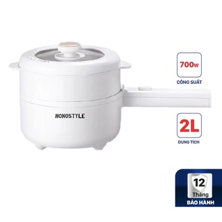 Nồi điện đa năng, chảo điện chống dính, nồi nấu đa năng 2l