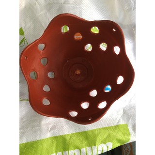 10 chậu giả đất dạng hoa mai đường kính 20 cm