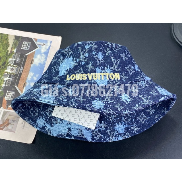 Mũ vành cụp - nón Jean Loang thêu chữ louis - vuiTTon sành điệu thời trang nữ