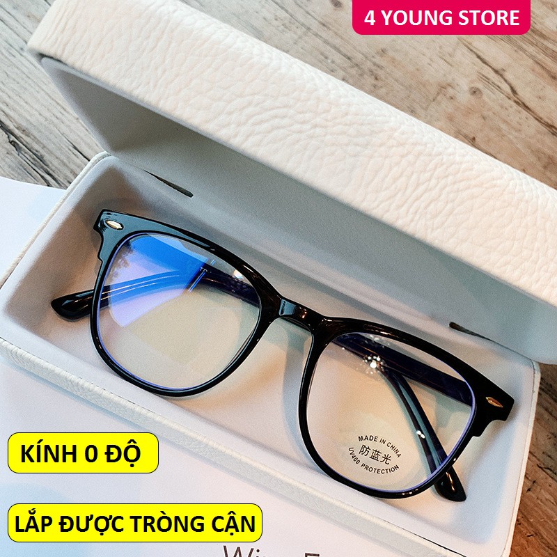 Gọng kính cận thời trang mắt vuông phong cách Hàn Quốc - Kính giả cận Unisex 012 | BigBuy360 - bigbuy360.vn