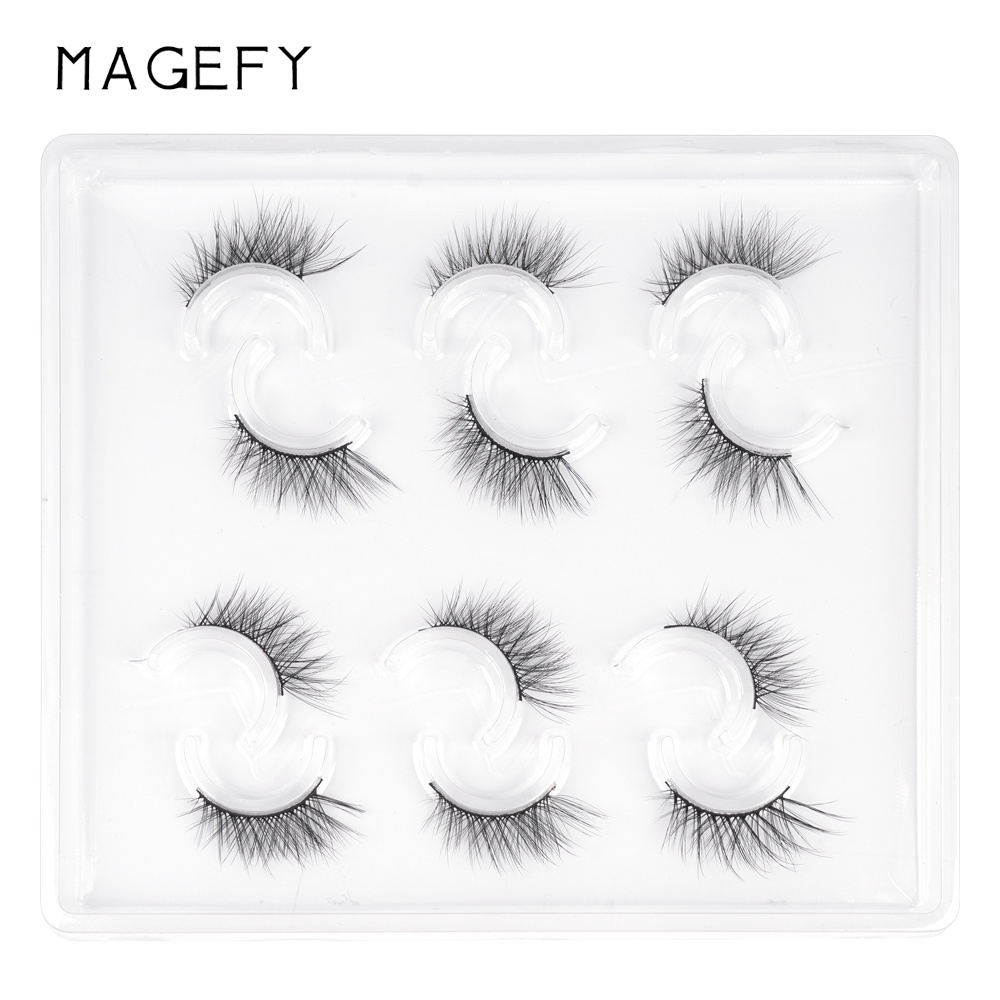Set 6 cặp lông mi giả MAGEFY kiểu dáng tự nhiên