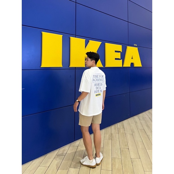 Áo thun kết hợp hai thương hiệu IKEA và NIKE