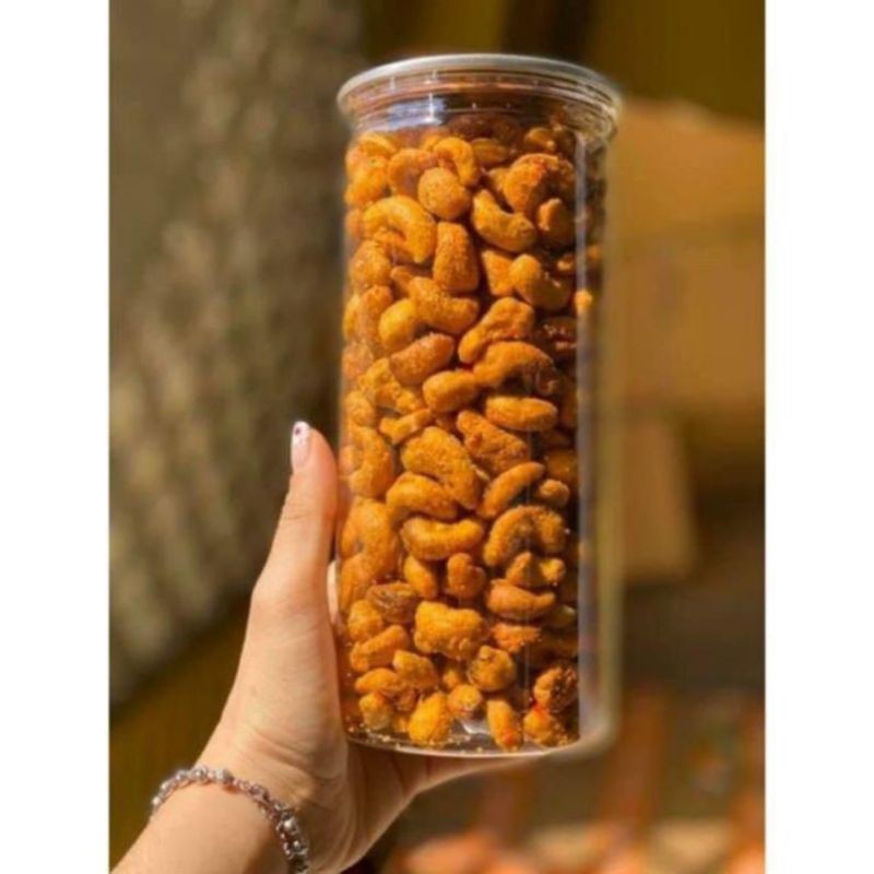 Hủ pet250gr hạt điều rang tỏi ớt