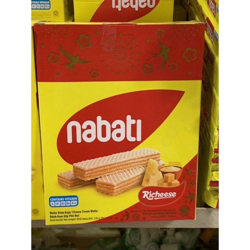 Bánh Xốp Nabati Phô Mai Cheese Wafer Hộp