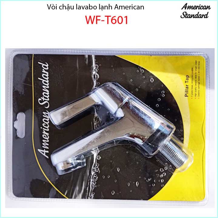 Vòi chậu rửa mặt American Standard chính hãng WF-T601, vòi lavabo thiết kế mới xả nước mạnh siêu bền