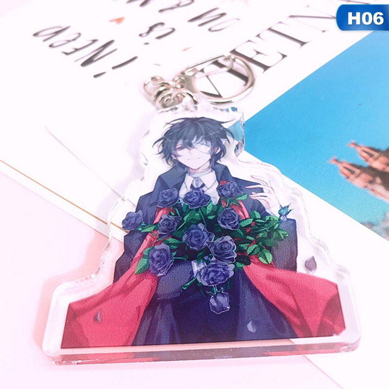 Móc khóa bằng Acrylic họa tiết anime Văn hào lưu lạc