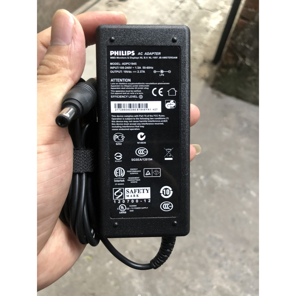 Dây nguồn màn hình AOC - PHILIPS 19v 2.37a
