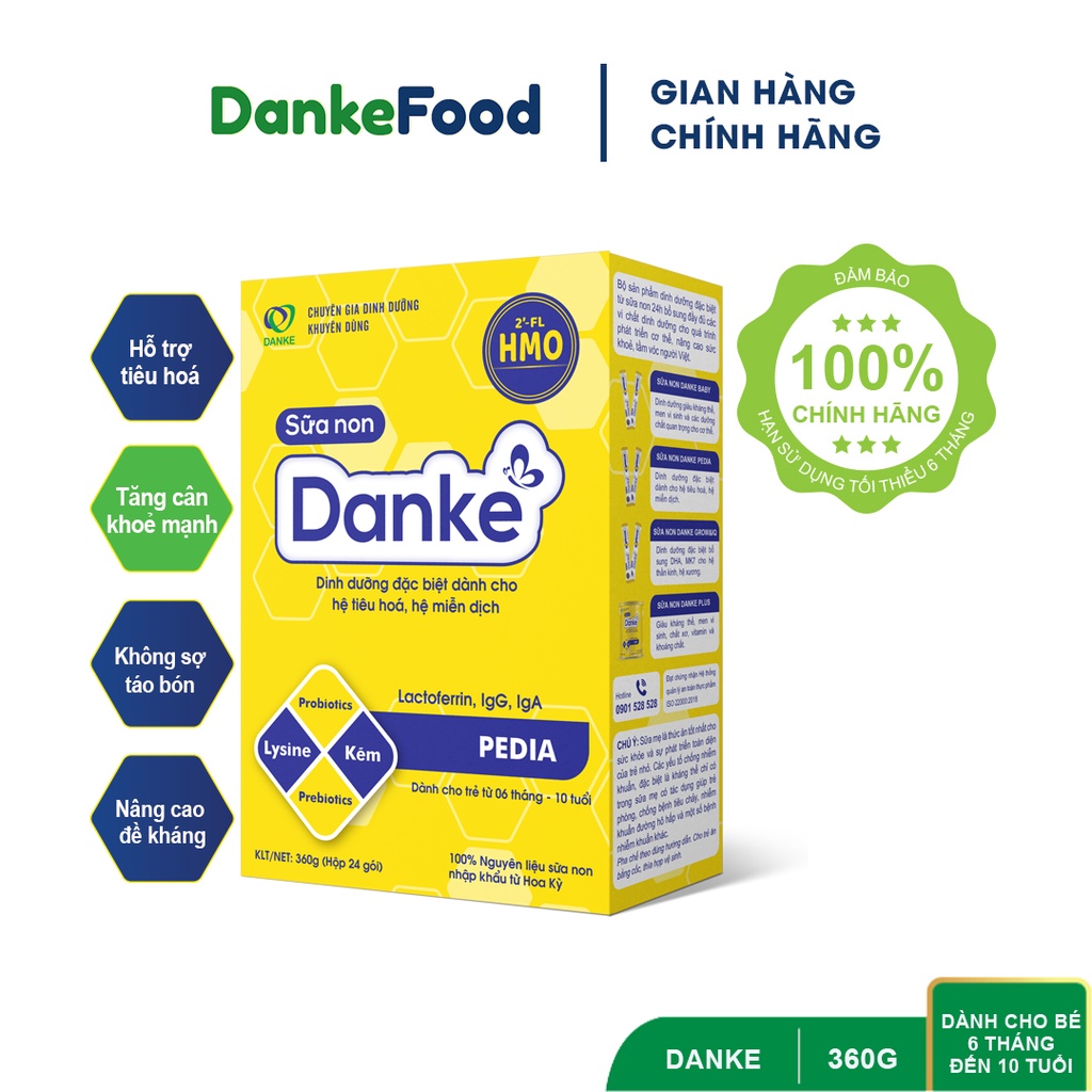 Sữa Danke sữa non Danke Pedia 360g