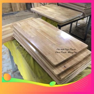 mặt bàn gỗ cao su 40x80