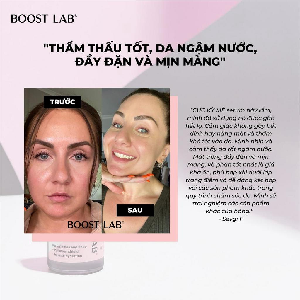 Tinh Chất Peptides Chống Lão Hóa, Cải Thiện Nếp Nhăn và Bảo Vệ Da | BOOST LAB Multi-Peptide Anti-Aging Serum