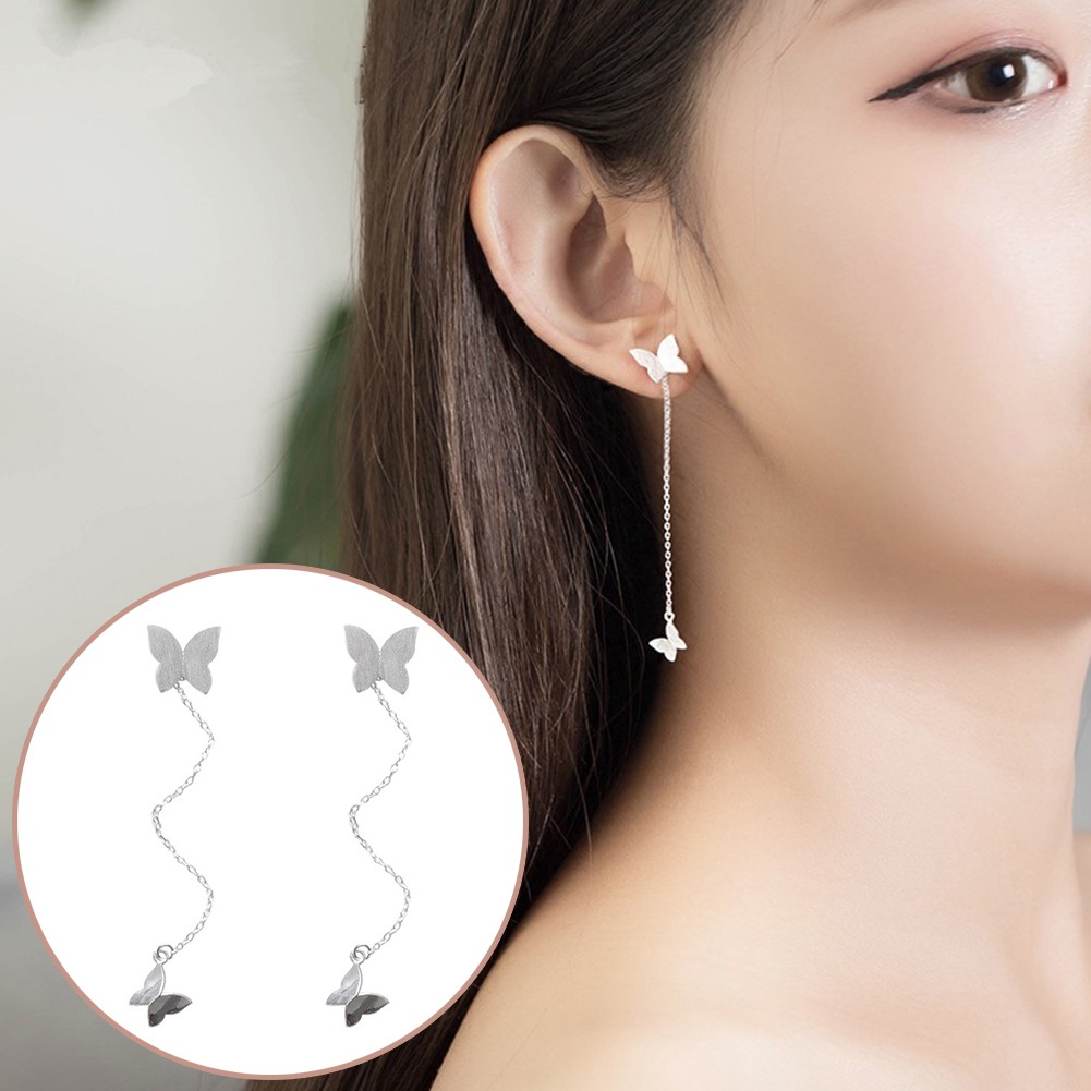Đôi Khuyên Tai DàI PhốI HìNh Bươm BướM ThờI Trang Cho Nữ