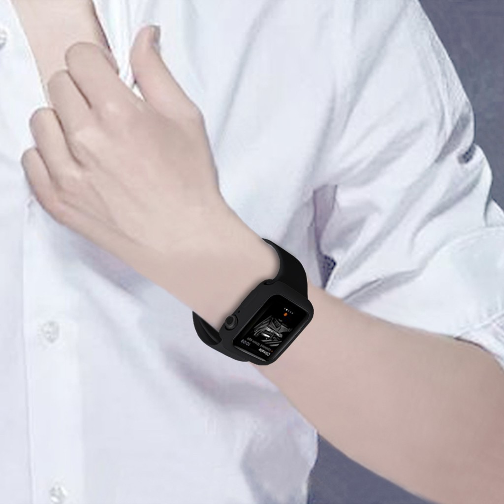 Ốp bảo vệ đồng hồ bằng silicon mềm nhiều màu cho Apple Watch iWatch Series 5/4/3/2/1 38mm 40mm 42mm 44mm