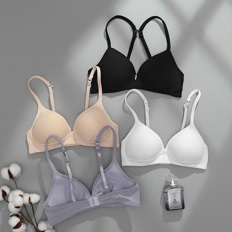 Áo Bra bralette áo ngực nữ cotton không gọng mút mỏng mùa hè phom ôm nâng ngực_AL57 | BigBuy360 - bigbuy360.vn