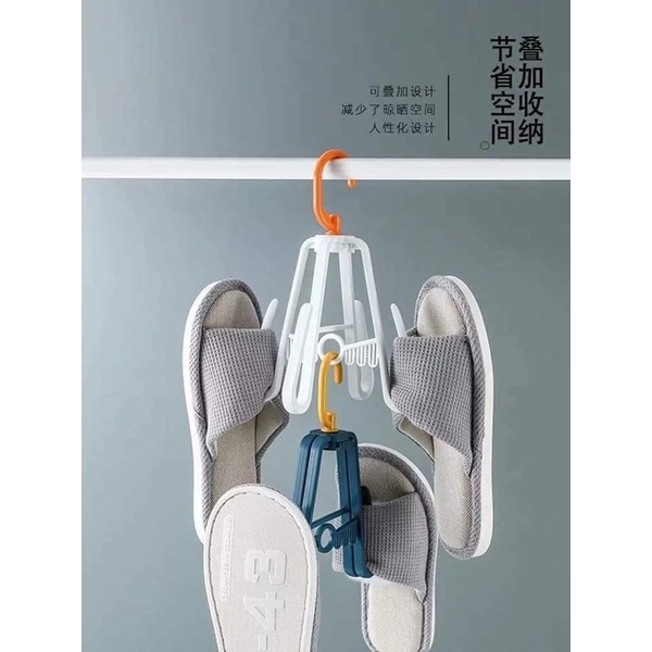 MÓC TREO GIÀY DÉP 4 Nhánh ( treo được 2 đôi giày)