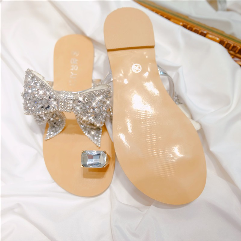 Dép xỏ ngón đính đá size 35/40  250520 TP6