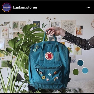 Balo kanken classic xanh cổ vịt