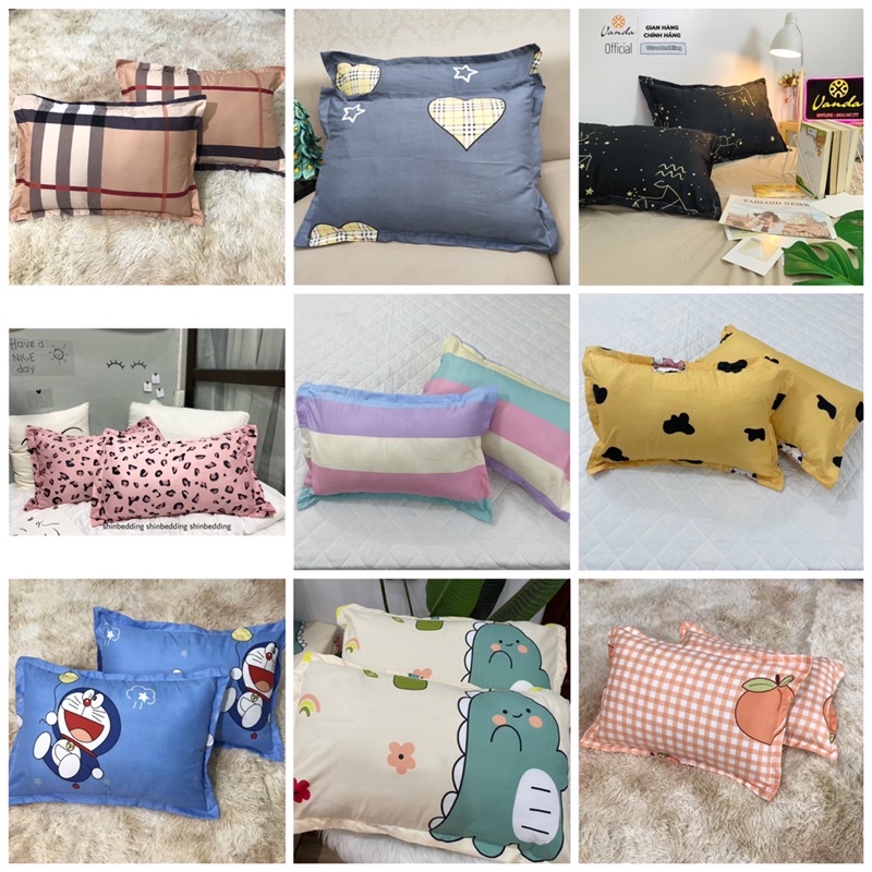 [Giao Ngẫu Nhiên] Vỏ Gối Nằm 4 Mùa Chất Cotton Poly Kích Thước 45x65cm (1 chiếc) | BigBuy360 - bigbuy360.vn